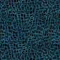 Go with the Flow Mosaic Shards Dark Teal Cotton 44"/45" Fabric Per Yard