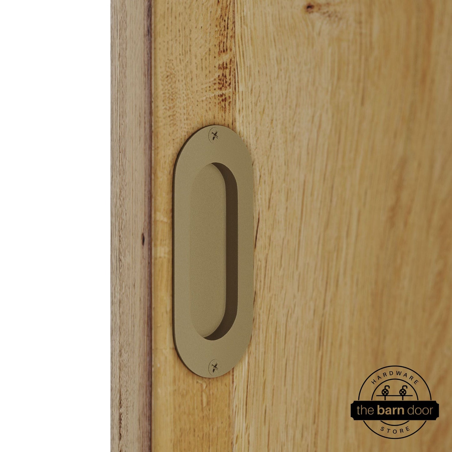 Barn Door Full Radius Flush Pull