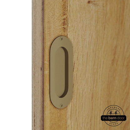 Barn Door Full Radius Flush Pull
