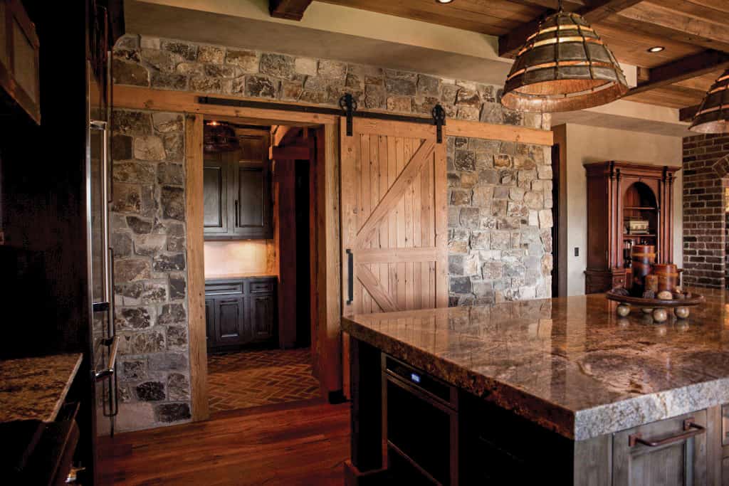 Wagon Wheel Heavy Duty Sliding Barn Door Hardware Kit