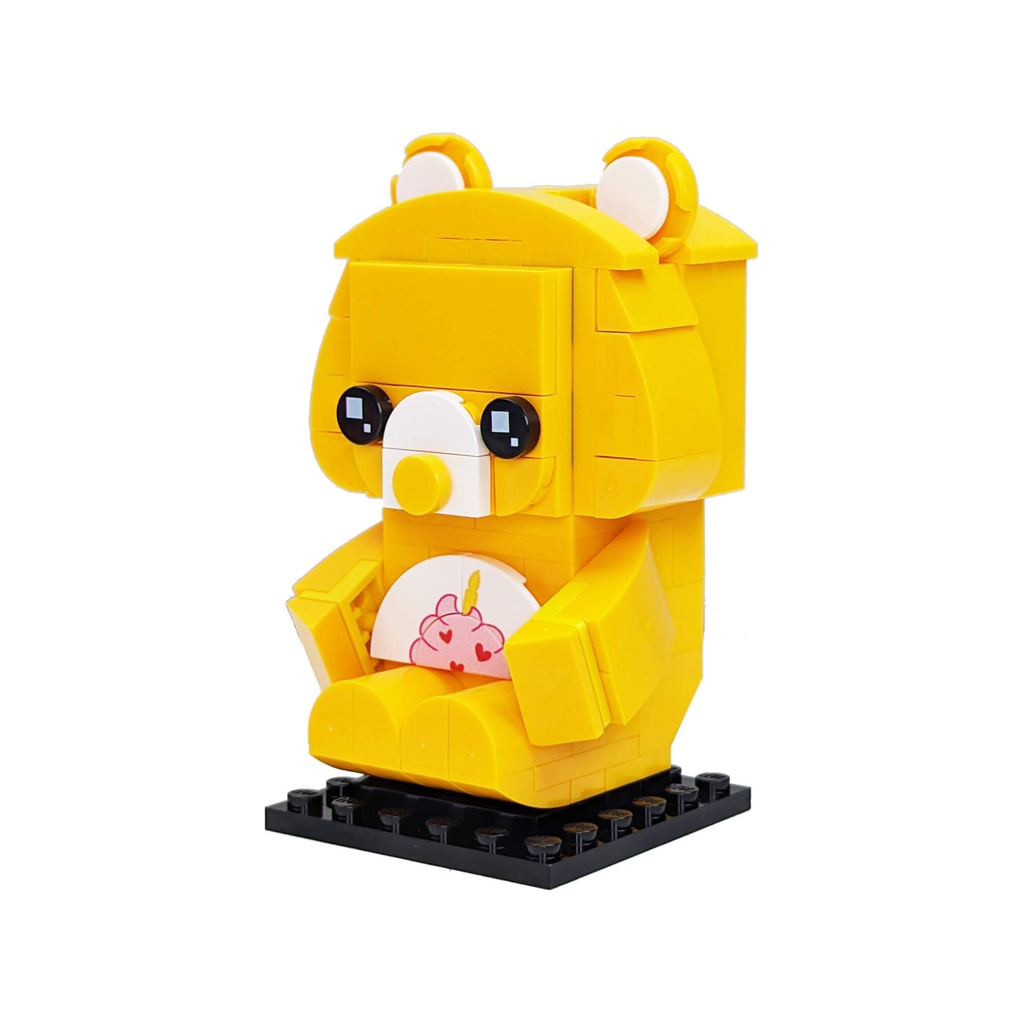 Golden Friendship Bear Brick Building Set - Custom Printed Set - Made Using LEGO® Parts
