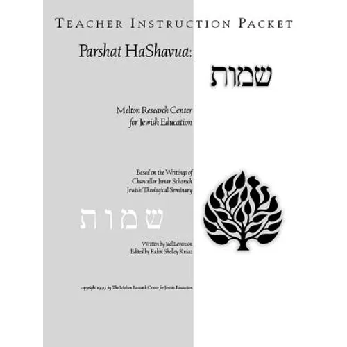 Parshat HaShavuah: Exodus (Teacher's Guide Shemot) - Paperback