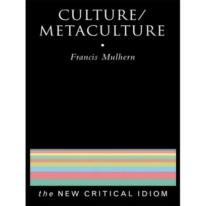 Culture/Metaculture - Paperback