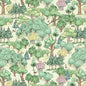 Green Classic Winnie Forest Cotton 43"/44" Fabric Per Yard