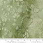 Green Desert Oasis Cypress Flow Basic Watercolor Painting 44"/45" Fabric Per Yard