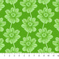 Green Floral Indelible by Anna Maria for Northcott  Cotton 44"/45" Fabric Per Yard