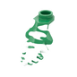 Green Plant Leaf - Flocked Snow - Winter - Custom Printed - Made Using a LEGO® Part