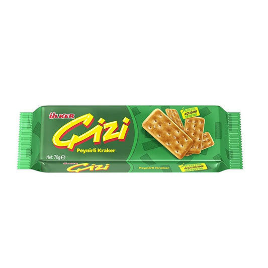 Ülker Çizi Cheese Flavored Crackers - 70g Convenient Snack