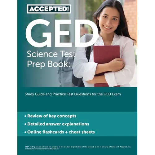 GED Science Test Prep Book: Study Guide and Practice Test Questions for the GED Exam - Paperback