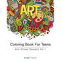 Coloring Book For Teens: Anti-Stress Designs Vol 1 - Paperback