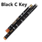 Bamboo Dizi Transverse Flute – Professional Woodwind Instrument in C D E F G Keys, 5 Colors