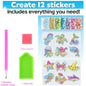 Big Gem Diamond Painting Kit - DIY Mosaic Art & Sticker Craft for Kids