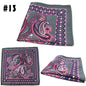 Men's Printed Pocket Square Handkerchief 9.1 x 9.1 in (23 x 23 cm) Paisley Retro Dress Hanky