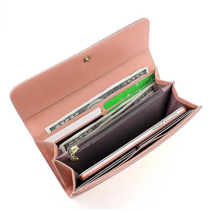 Personalized Photo Engraved Women's Trifold Wallet