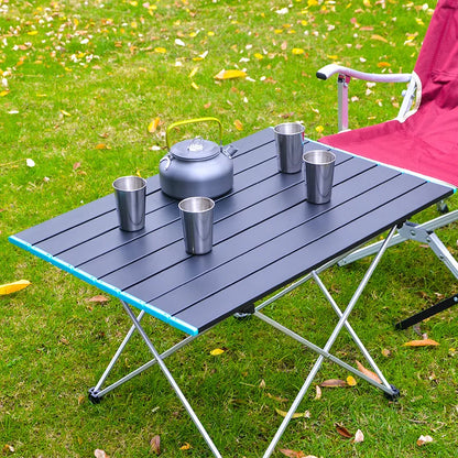Ultralight Portable Folding Camping Table - High-Strength Aluminum Picnic & BBQ Table