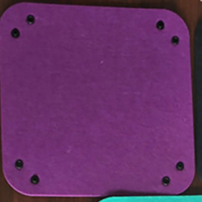 25*25cm Fabric Felt Folding Square Dice Tray Portable Quadrilateral Dice Box  Board Games Dice Storage