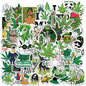 10/30/50PCS Hemp Leaf Stickers Laptop Skateboard Guitar Luggage DIY Bike Cool Waterproof Graffiti Sticker Decal Kid Classic Toys