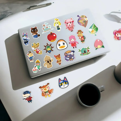 10/30/50/100pcs Cute Game Animal Crossing Graffiti Stickers Cartoon Decals Scrapbook Diary Laptop Phone DIY Sticker for Kids Toy