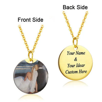 Personalized Photo & Name Necklace