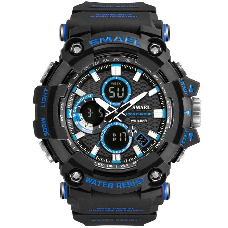 Analog-Digital Quartz Sports Watch - STEVVEX