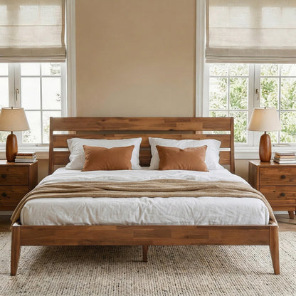 Emery Solid Wood Bed Frame
