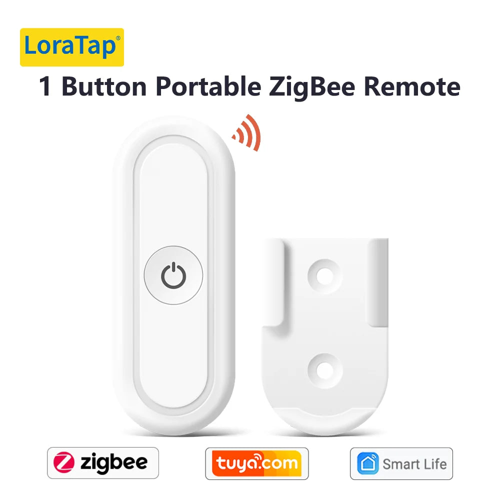 LoraTap ZigBee 3.0 Wireless 6 Push Button Remote Tuya Scene Automation Control Switch Smart Life App