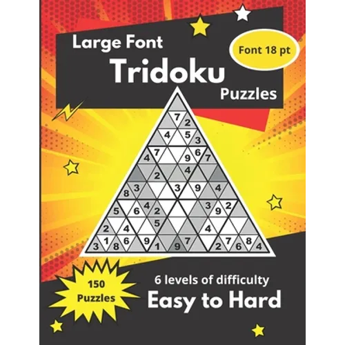 Tridoku Puzzles: Triangular-Sudoku Puzzles for adults and seniors - Paperback