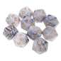 10-Pack Double-Color D20 Polyhedral Dice Set 20-Sided RPG Tabletop Gaming Dice 16 mm (0.63 in)
