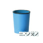 PU Leather Flannel-Lined Dice Cup Set — 1 Cup + 5 Dice (12mm / 0.47 in) for Game Night, Bar & KTV