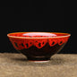 1-Pc Temmoku Glaze Jian Zhan Porcelain Kung Fu Tea Cup - Handmade Ceramic Teacup for Oolong & Pu'er