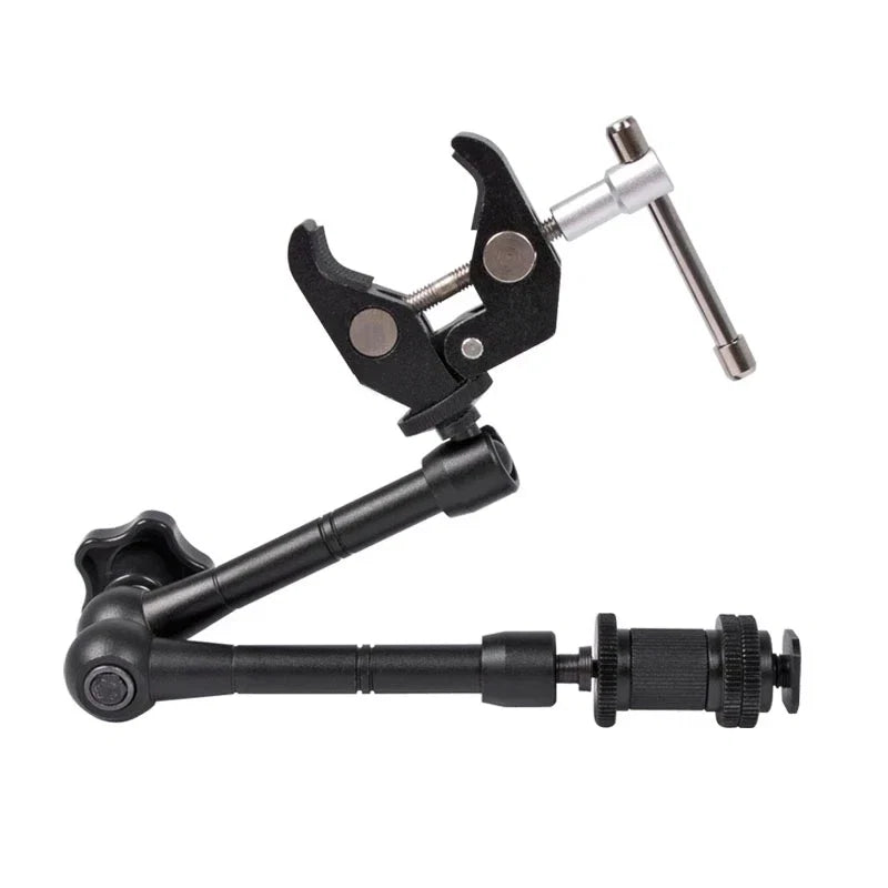 Super Clamp 7/11 inches Adjustable Magic Articulated Arm for Mounting HDMI Monitor LED Light LCD Video Camera Flash Camera DSLR