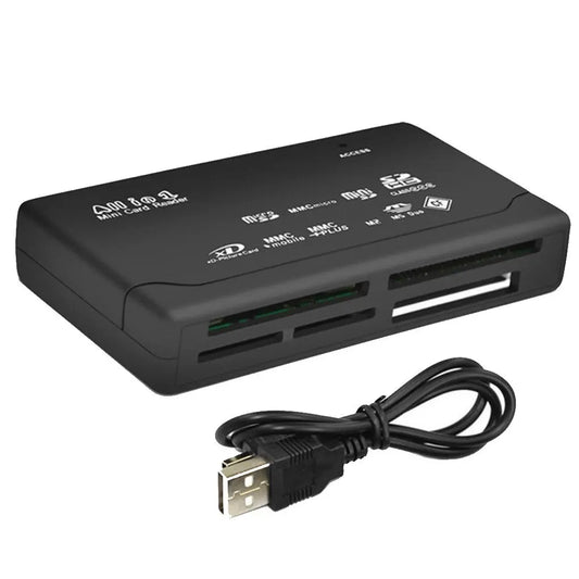USB 2.0 All-in-One Multi Card Reader — SD/TF/CF/MMC/MS/XD Support