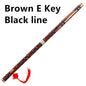 Bamboo Dizi Transverse Flute – Professional Woodwind Instrument in C D E F G Keys, 5 Colors