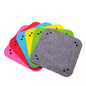 25*25cm Fabric Felt Folding Square Dice Tray Portable Quadrilateral Dice Box  Board Games Dice Storage