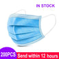 3-Layer Disposable Mouth Mask – Anti-Dust Face Mask with Ear Loops
