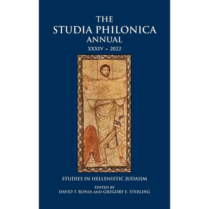 The Studia Philonica Annual XXXIV, 2022: Studies in Hellenistic Judaism - Hardcover