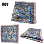Men's Printed Pocket Square Handkerchief 9.1 x 9.1 in (23 x 23 cm) Paisley Retro Dress Hanky