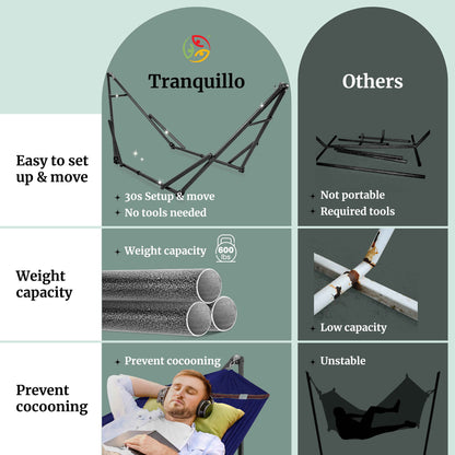 Universal Hammock with Medium Size Stands