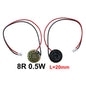 8Ω 0.5W Mini Ultra-Thin Horn Speaker 20–57mm (0.79–2.24in) with P2.0 Terminal Wire