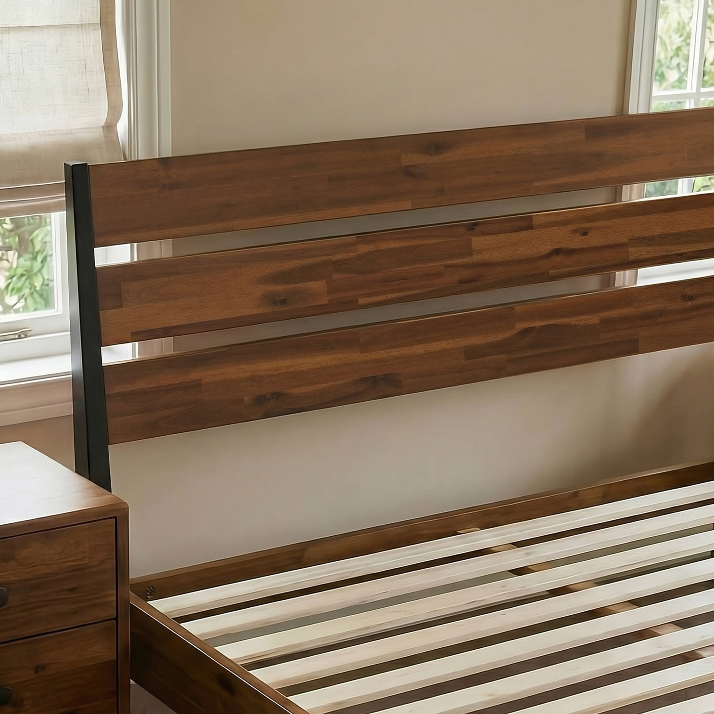 Emery Solid Wood Bed Frame