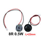 8Ω 0.5W Mini Ultra-Thin Horn Speaker 20–57mm (0.79–2.24in) with P2.0 Terminal Wire