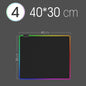 RGB LED Gaming Mouse Pad — Waterproof Large Desk Mat, Non-Slip Rubber, Multiple Sizes (70 x 30–90 x 40 cm / 27.6 x 11.8–35.4 x 15.7 in)
