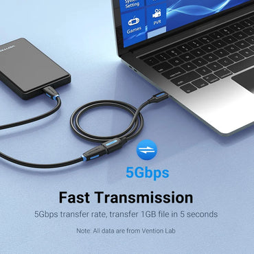 USB 3.0 Extension Cable Male to Female, High-Speed 5Gbps, 0.5/1/1.5/2/3 m (1.6–9.8 ft) for PC TV Xbox Printer, USB 2.0 Compatible