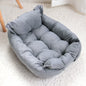 3-in-1 Pet Bed Mat Washable Soft Cotton Dog & Cat Bed Cushion for Small to Medium Pets