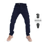 Men's Armored Motorcycle Jeans – Nylon & Cotton Riding Pants for Summer