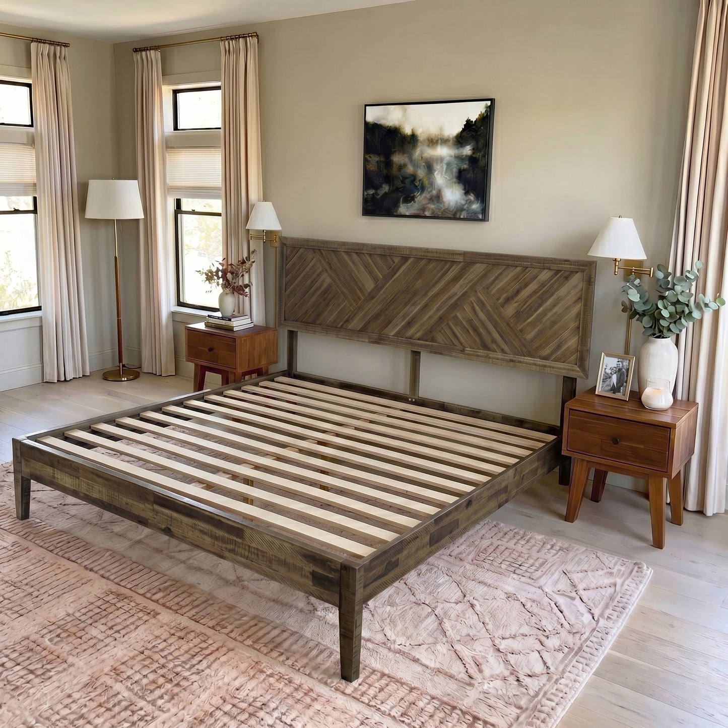 Sierra Solid Wood Bed Frame