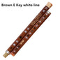 Bamboo Dizi Transverse Flute – Professional Woodwind Instrument in C D E F G Keys, 5 Colors