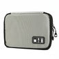 Waterproof Nylon Cable Organizer Bag 24 x 16 x 2.5 cm (9.4 x 6.3 x 1.0 in) – Travel Electronics Case for USB Drives Chargers Power Bank – Camping & Hiking