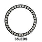 WS2812B RGB LED Pixel Ring - Individually Addressable 8/16/24/35/45-LED DC 5V