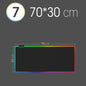 RGB LED Gaming Mouse Pad — Waterproof Large Desk Mat, Non-Slip Rubber, Multiple Sizes (70 x 30–90 x 40 cm / 27.6 x 11.8–35.4 x 15.7 in)